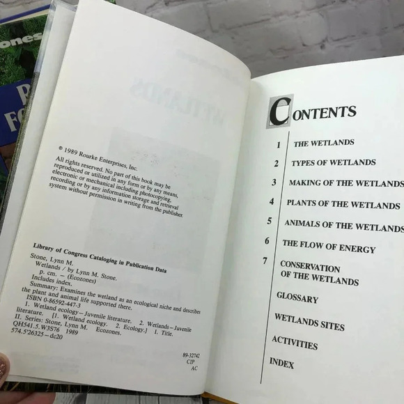 vintage ecozones children's books rain forests wetlands 1989 - Picture 4 of 10